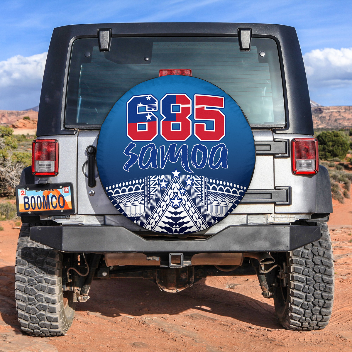 Toa Samoa Rugby Spare Tire Cover 685 Samoan Proud Ver.01 LT13 - Wonder Print Shop