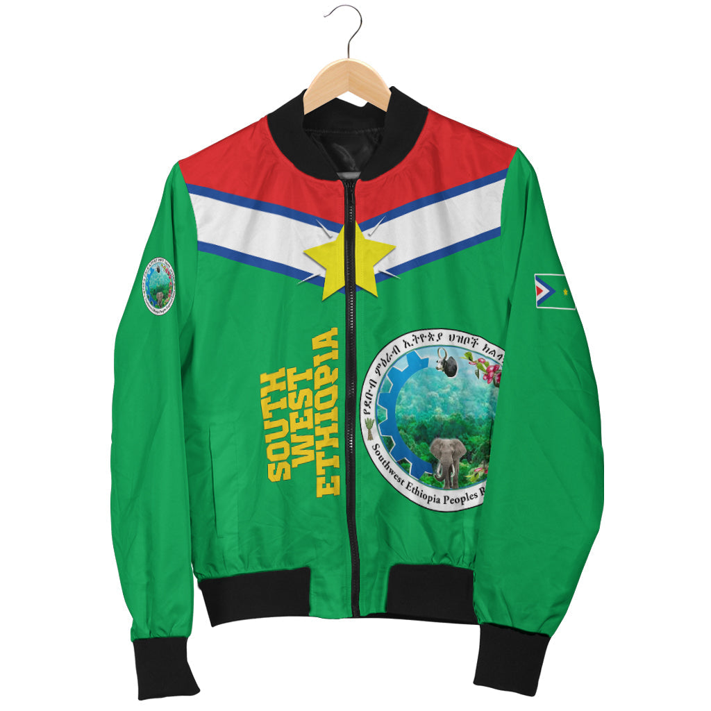 South West Ethiopia Pride Bomber Jacket LT12 - Wonder Print Shop