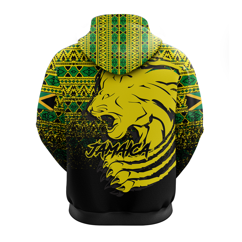Jamaica Lion Legend Hoodie LT12 - Wonder Print Shop