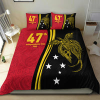 Papua New Guinea Independence Anniversary Polynesian Tribal Bedding Set LT12 - Wonder Print Shop