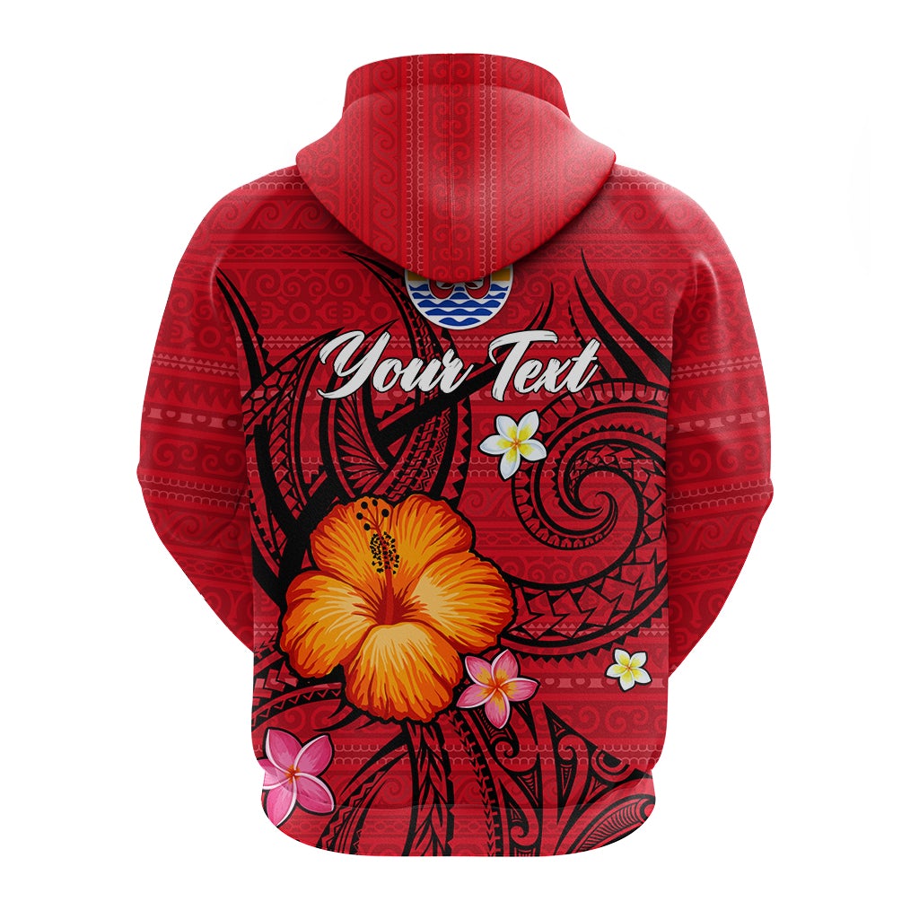 Custom Tahiti Maohi Hoodie Hibiscus With Tribal LT12 - Wonder Print Shop