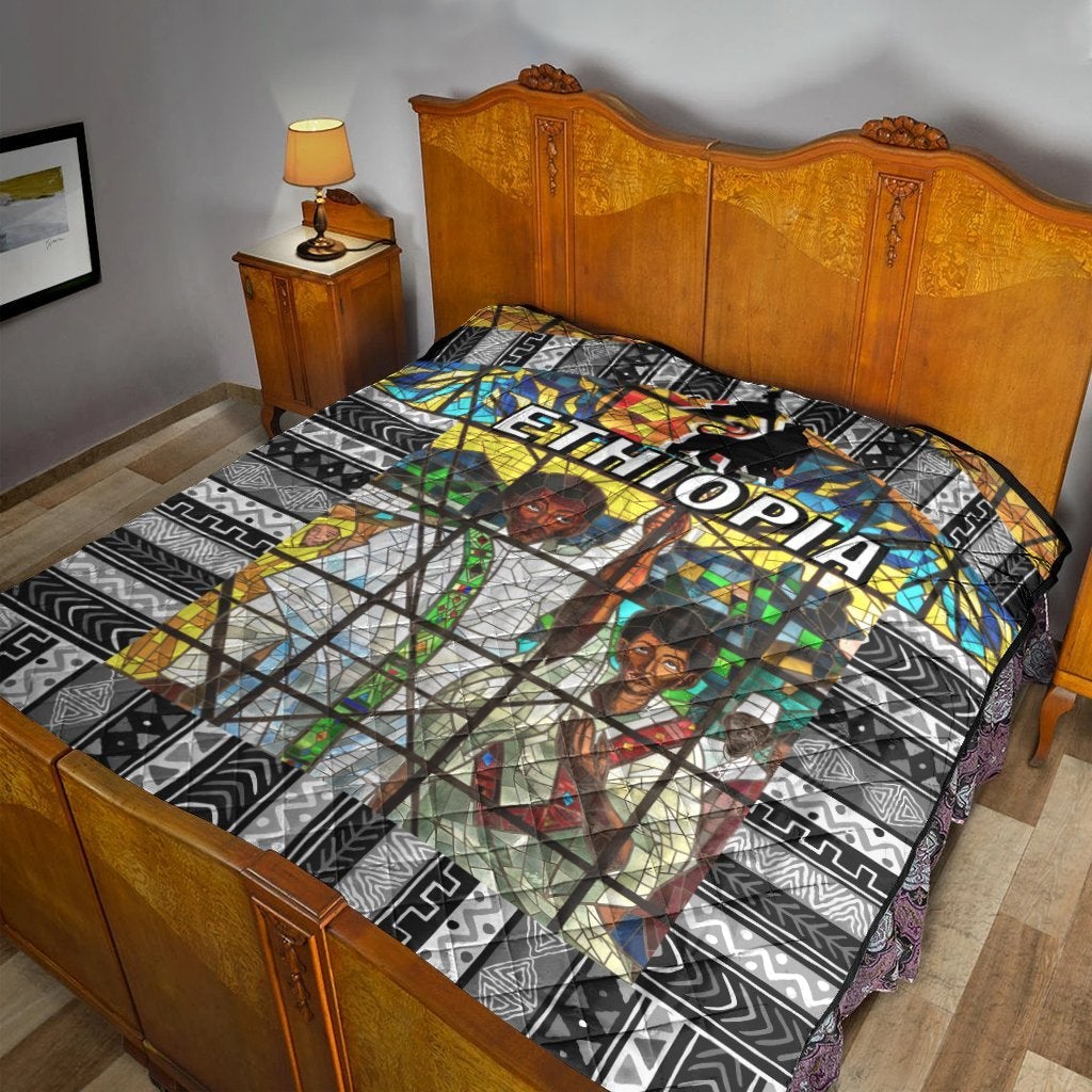 African Ethiopia Orthodox Premium Quilt - The Total Liberation Of Africa LT20 - Wonder Print Shop