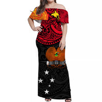 papua-new-guinea-off-shoulder-long-dress-polynesia-style-flag