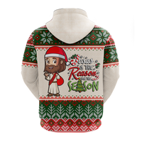 Christmas Jesus Is The Reason For The Season Ugly Pattern Hoodie LT12 - Wonder Print Shop