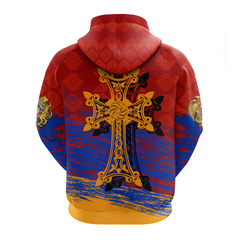 Armenia Hoodie Khachkar Pride LT12 - Wonder Print Shop