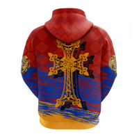 Armenia Hoodie Khachkar Pride LT12 - Wonder Print Shop