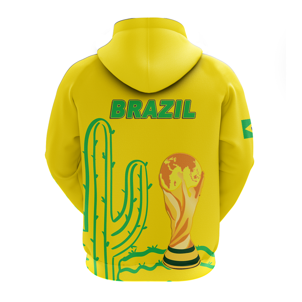 Brazil Champion Football 2022 Hoodie LT12 - Wonder Print Shop
