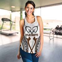 Fiji Bati Tapa Pattern Women Tank Top LT12 - Wonder Print Shop