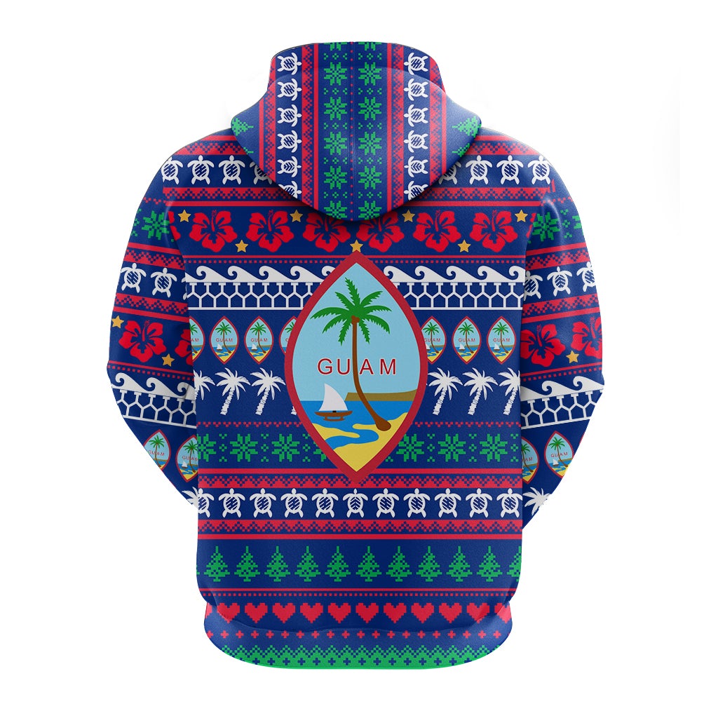 Guam Christmas Zip Hoodie Ugly Christmas LT12 - Wonder Print Shop
