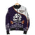 Scotland Rugby Union Bomber Jacket Thistle Flower Purple Original LT20 - Wonder Print Shop