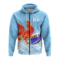 Custom Ra Rugby Union Fiji Zip Hoodie Tapa Pattern LT12 - Wonder Print Shop