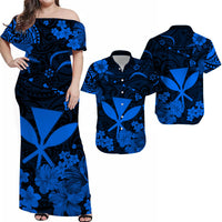 Hawaii Matching Hawaiian Shirt And Dress Polynesia Blue Kanaka Maoli LT13 - Wonder Print Shop