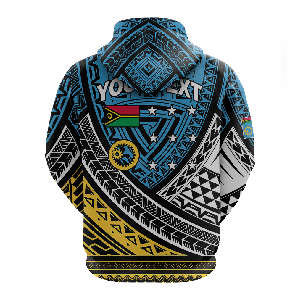 Custom Personalised Vanuatu Sanma Province Tribal Pattern Hoodie LT12 - Wonder Print Shop