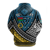 Custom Personalised Vanuatu Sanma Province Tribal Pattern Hoodie LT12 - Wonder Print Shop