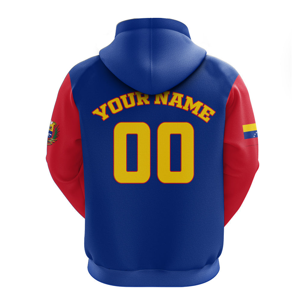 Custom Venezuela Baseball Pride Zip Hoodie LT12 - Wonder Print Shop