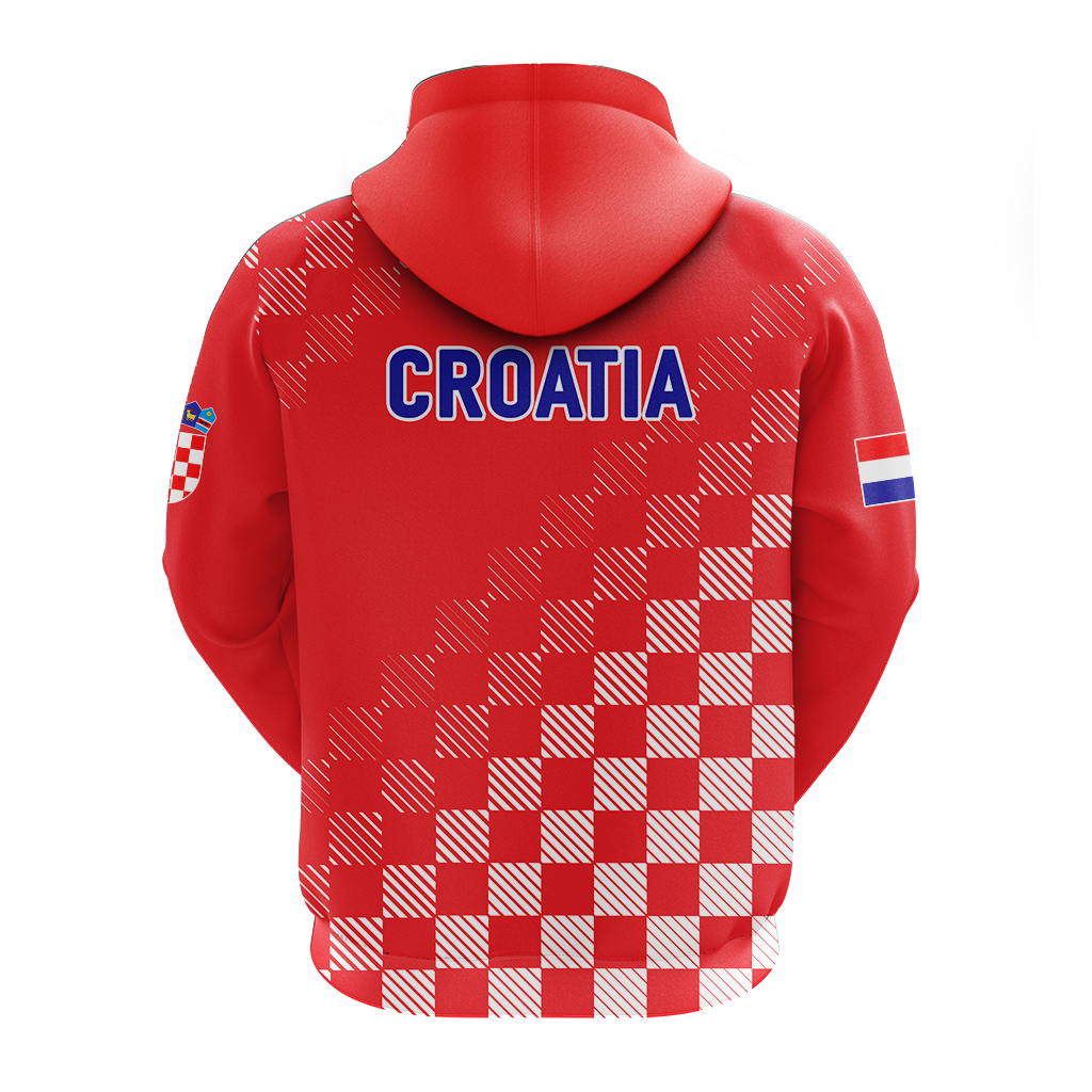 Croatia Hoodie Football 2022 Champions Pride Red LT12 - Wonder Print Shop