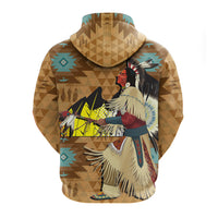 Native American Zip Up Hoodie Indigenous Chief LT12 - Wonder Print Shop