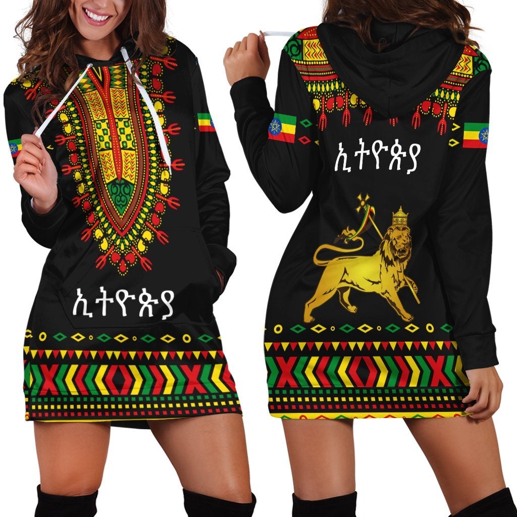 ethiopia-hoodie-dress-lion
