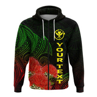 Custom Hawaii Polynesian Zip Hoodie Ohia Lehua LT12 - Wonder Print Shop