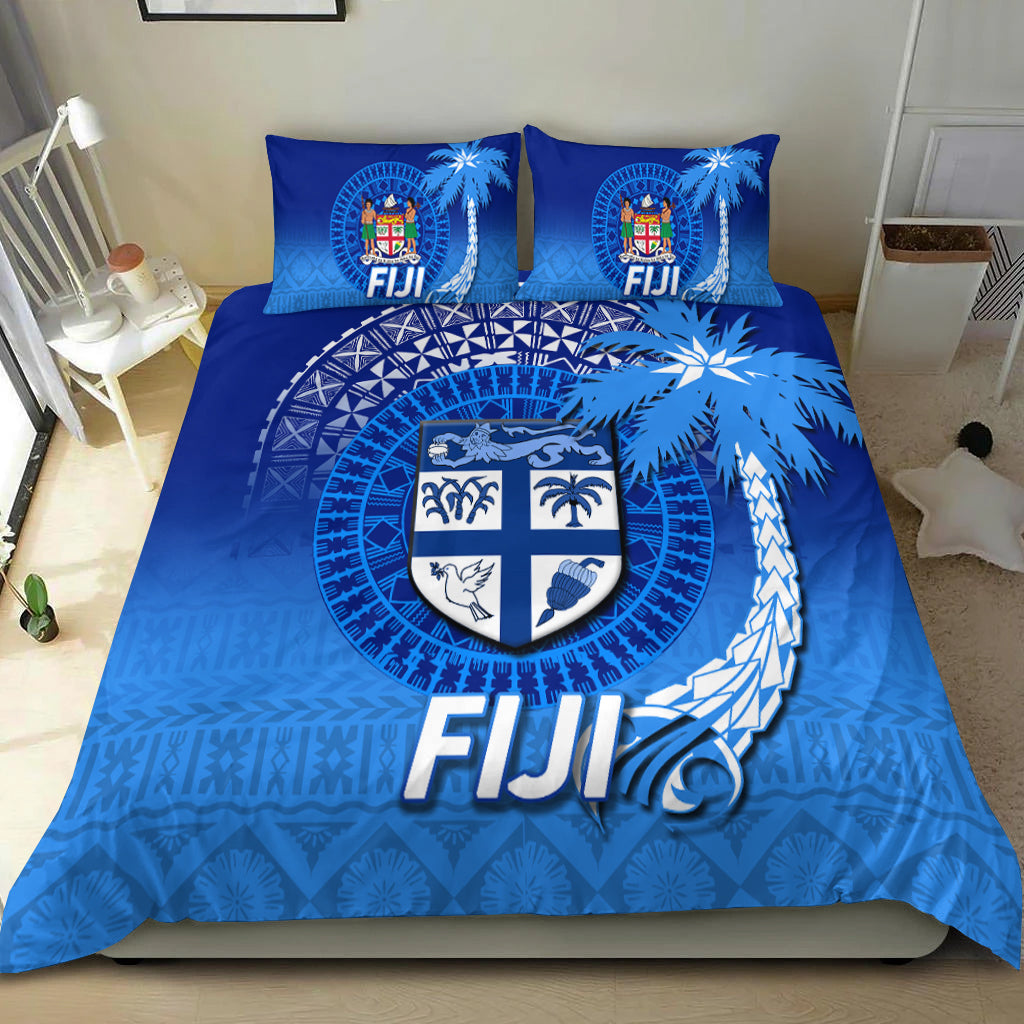 Fiji Tapa Tribal Coconut Tree Bedding Set LT12 - Wonder Print Shop