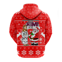 Jesus Santa Christmas Season Hear ye HIM not me Ugly Hoodie LT12 - Wonder Print Shop