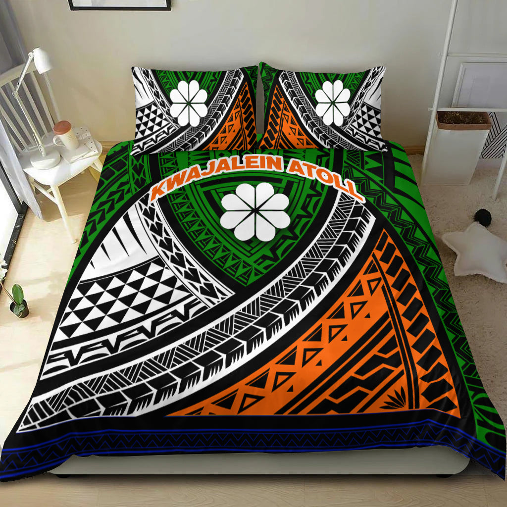 Kwajalein Atoll Tribal Pattern Bedding Set - LT12 - Wonder Print Shop