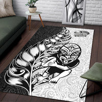 New Zealand Maori All Black Rugby Area Rug LT2 - Wonder Print Shop