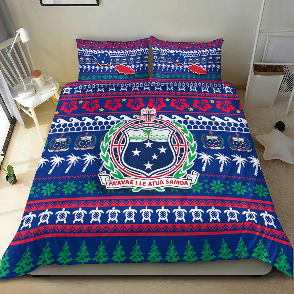 Samoa Christmas Bedding Set Ugly Christmas LT12 - Wonder Print Shop