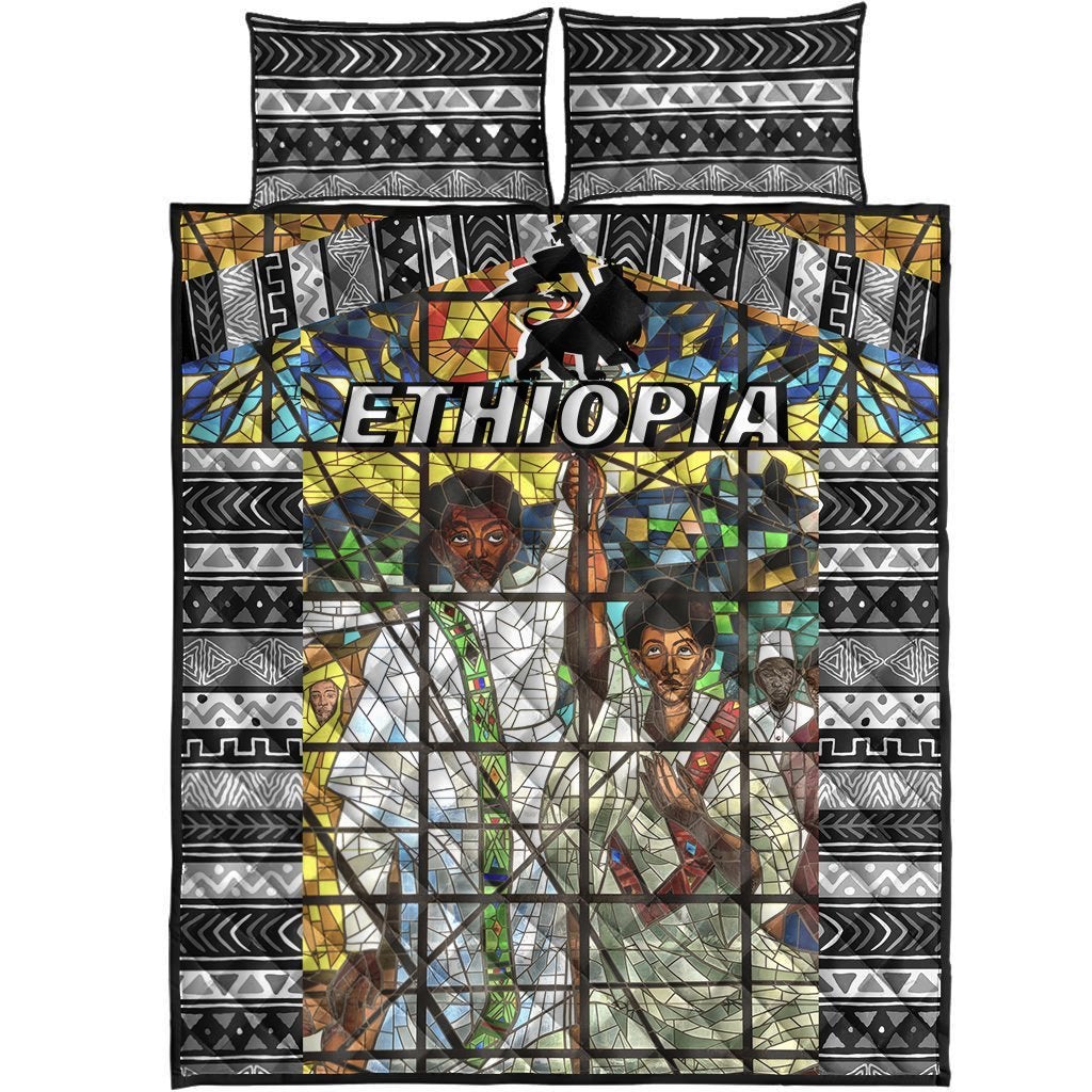 African Ethiopia Orthodox Quilt Bed Set - The Total Liberation Of Africa LT20 - Wonder Print Shop