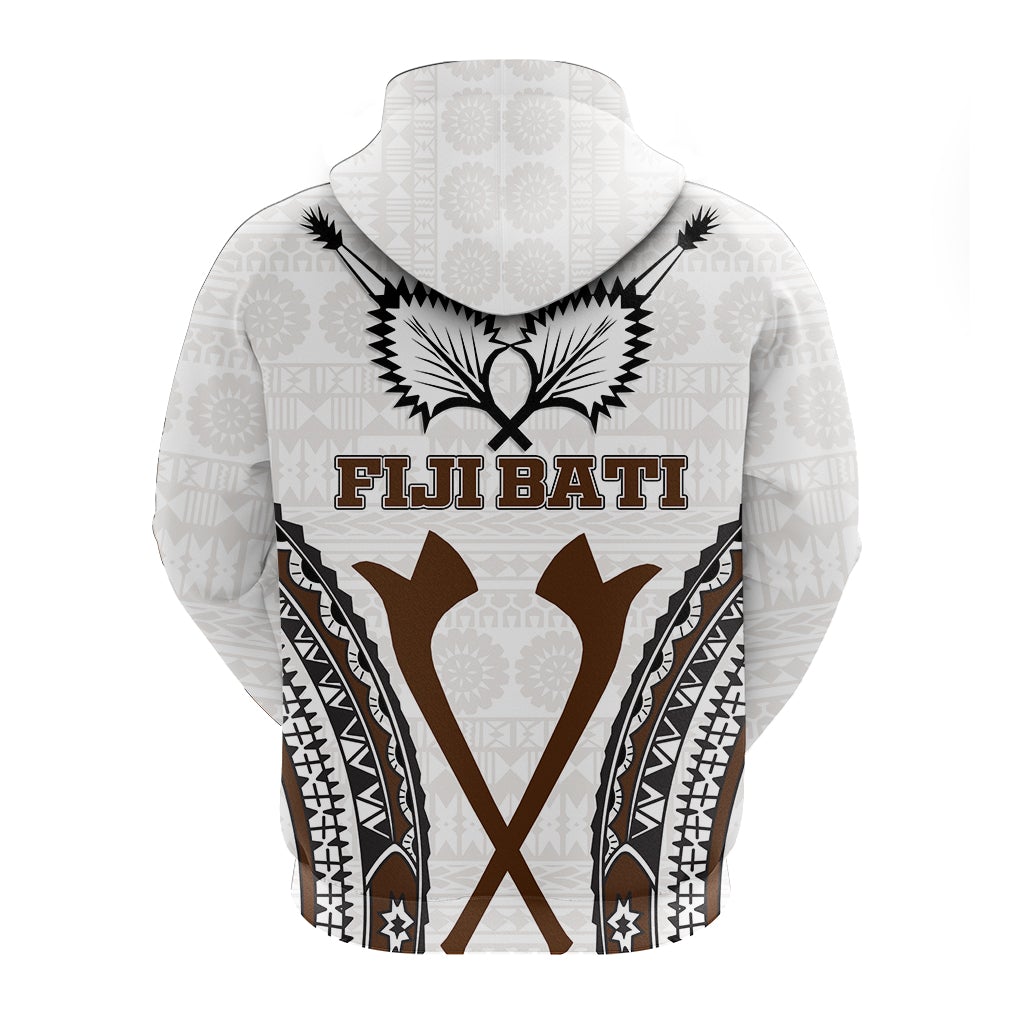 Fiji Bati Tapa Pattern Hoodie LT12 - Wonder Print Shop
