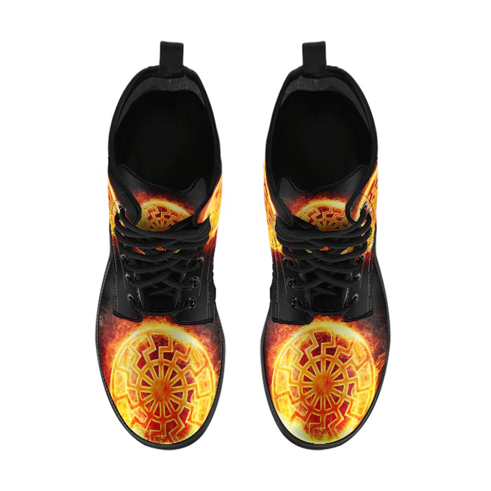 viking-womens-leather-boots-fire-vegvisir-symbol