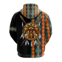 Native American Cherokee Thunderbird Heritage Hoodie LT12 - Wonder Print Shop