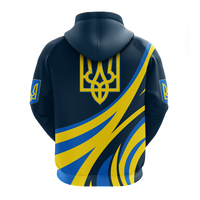 Ukraine Gold Trident Hoodie LT12 - Wonder Print Shop