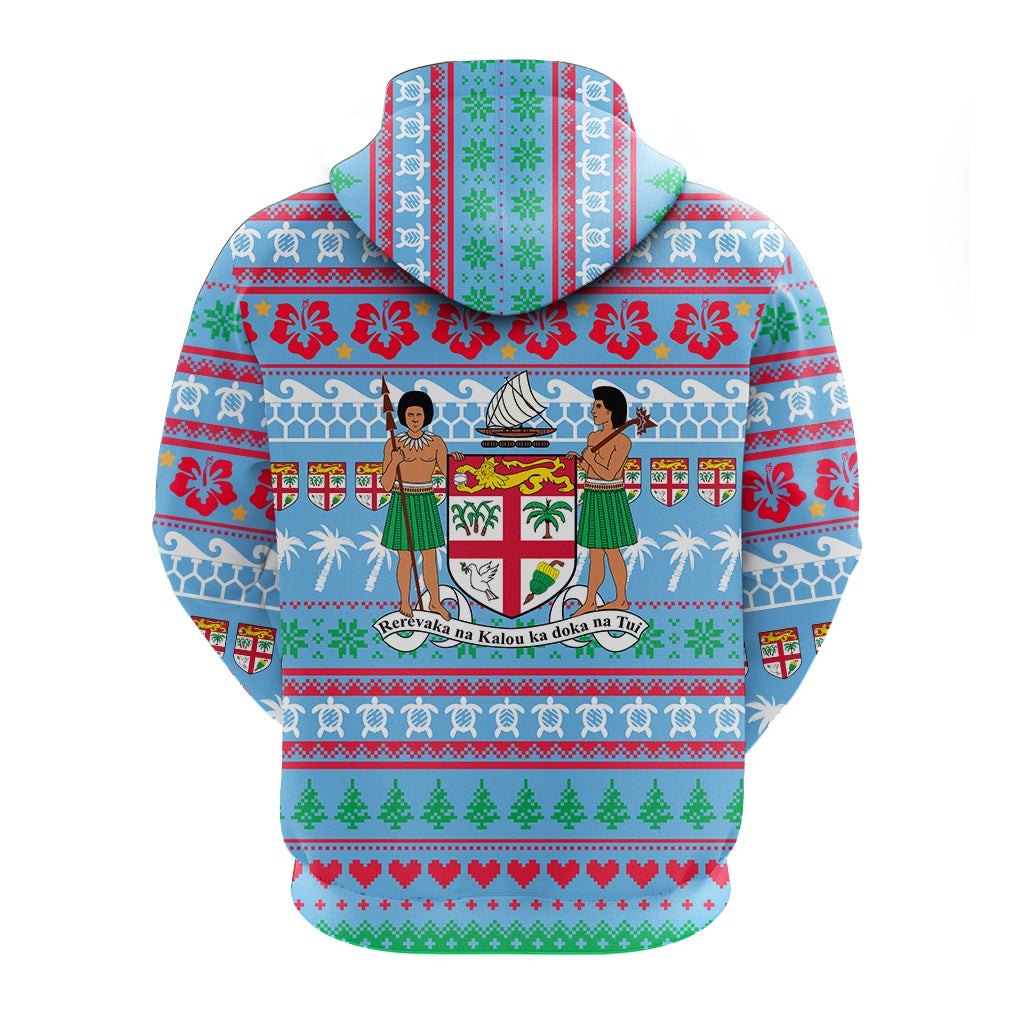 Fiji Christmas Zip Hoodie Ugly Christmas LT12 - Wonder Print Shop