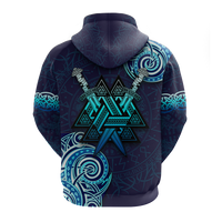 Viking Valknut Tattoo Art Hoodie LT12 - Wonder Print Shop