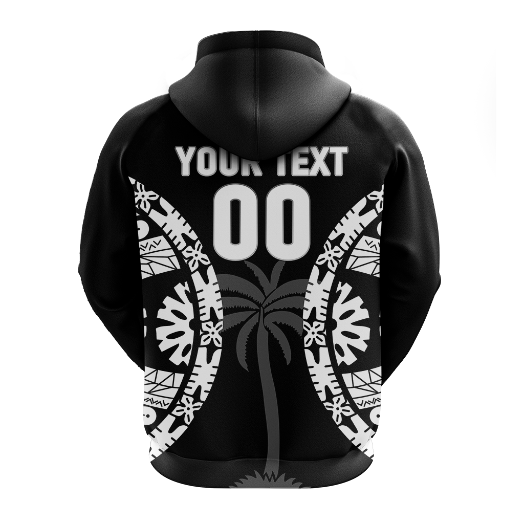Custom Personalised Fiji Rugby Sevens Fijian Tapa Pattern Hoodie LT12 - Wonder Print Shop