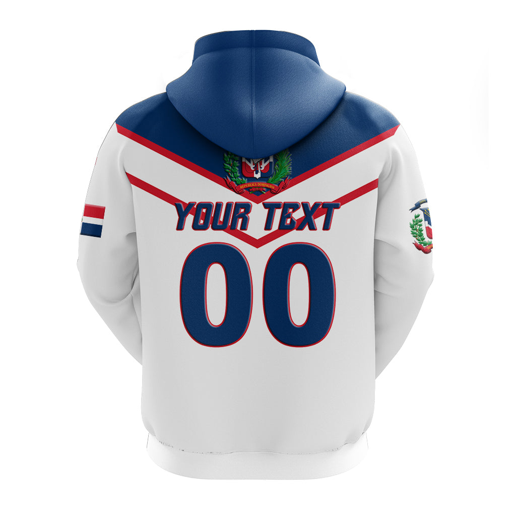 Custom Dominican Republic Hoodie Baseball Pride LT12 - Wonder Print Shop