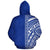 Custom Polynesian Hoodie - Blue Poly Line - Wonder Print Shop