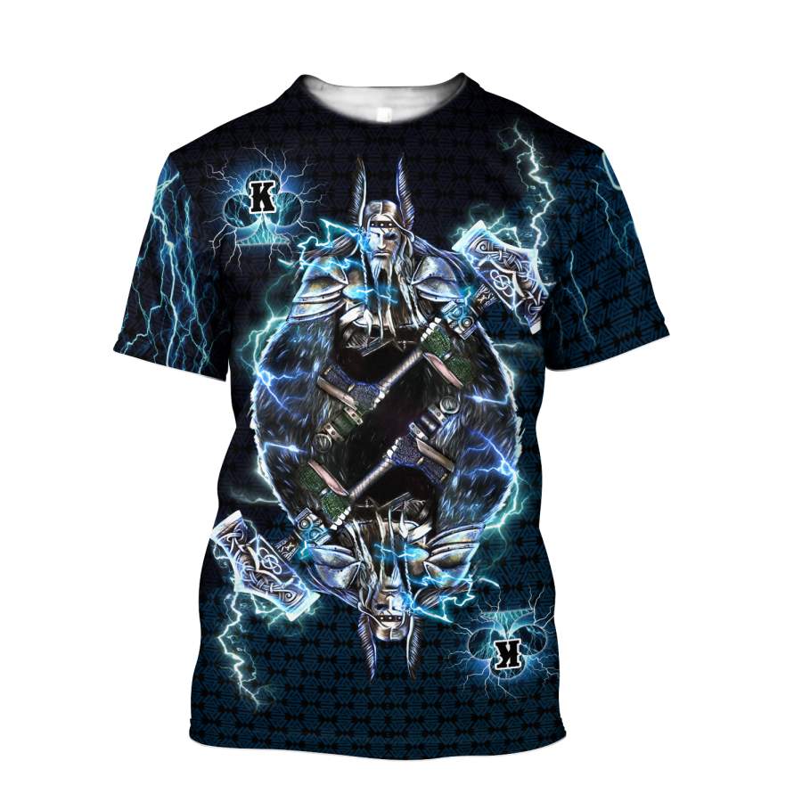 Viking Clothing Thor The True King Vikings T Shirt RLT12 - Wonder Print Shop