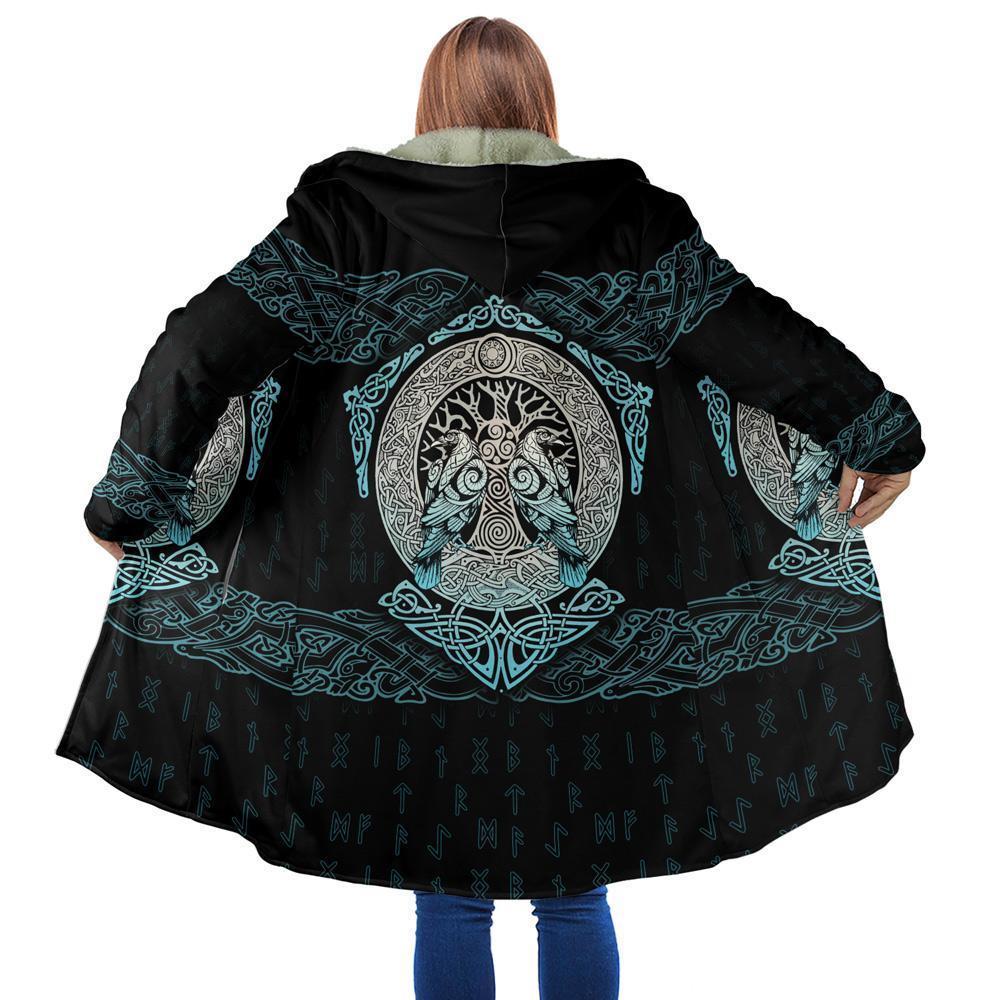 viking-clothing-viking-silver-thunder-tree-of-life-fleece-hoodie-coat-cloak