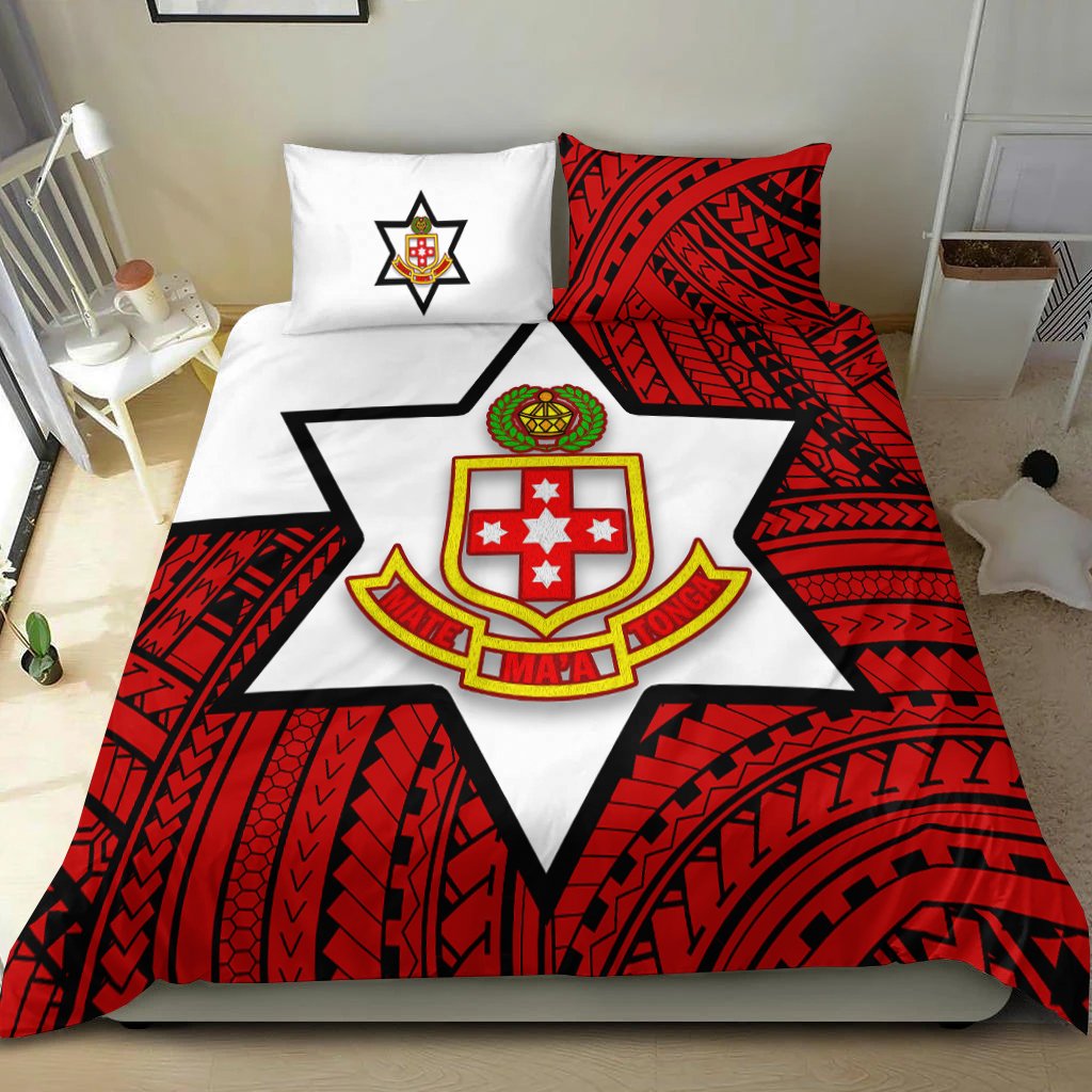 Kolisi Tonga Bedding Set - Mate Ma'a Tonga Red Original LT20 - Wonder Print Shop