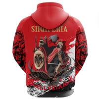 Albania Hoodie Illyrian Albanian Warrior - Wonder Print Shop