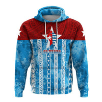 West Papua 60 Years OPM Morning Star with Polynesian Pattern Hoodie - Wonder Print Shop