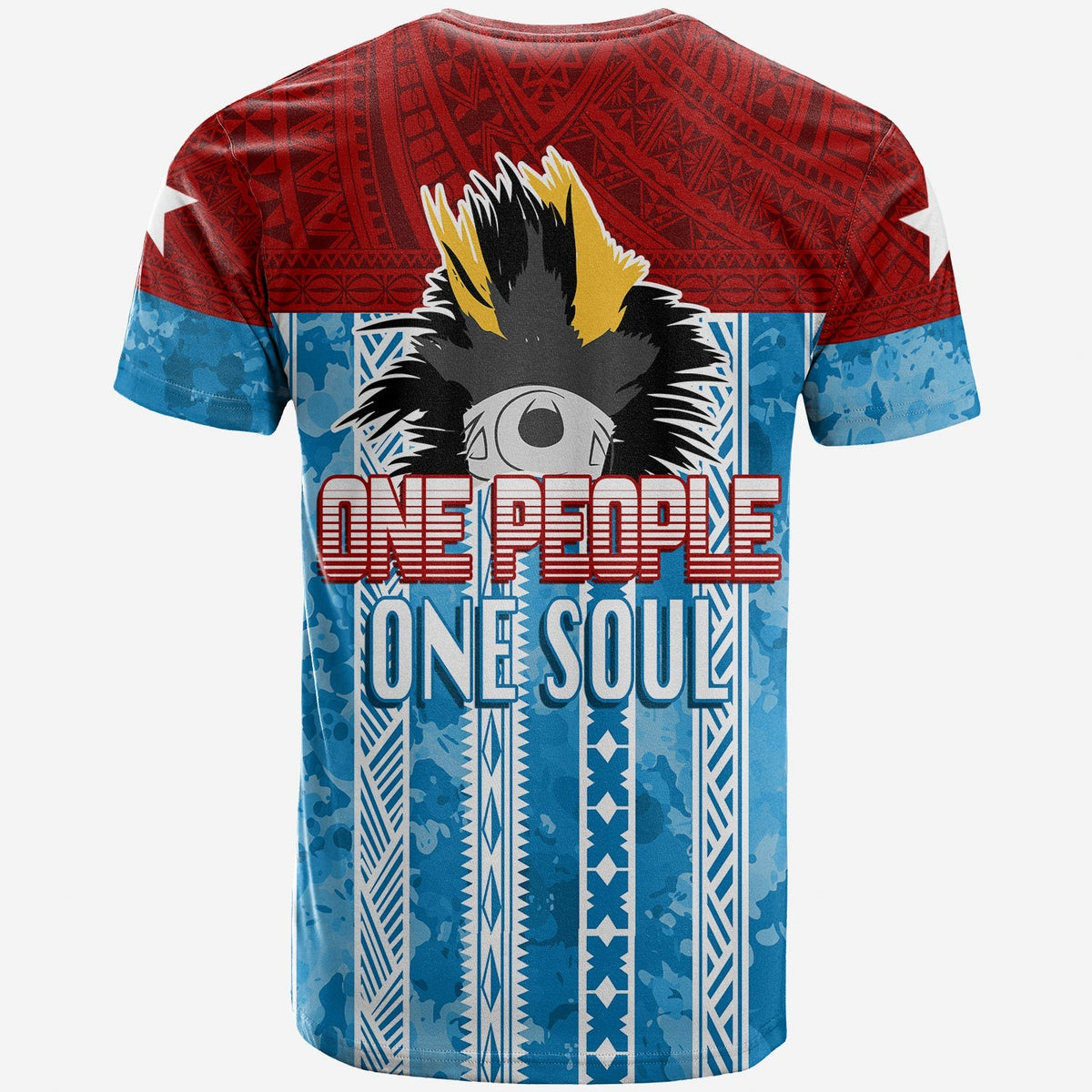 West Papua 60 Years OPM Morning Star with Polynesian Pattern T Shirt - Wonder Print Shop