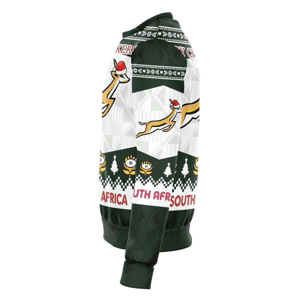 South Africa Springboks Christmas Sweatshirt - Wonder Print Shop