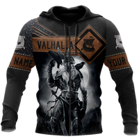 Custom Viking Clothing Personalized Odin Valhalla Viking Hoodie RLT12 - Wonder Print Shop