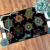 mini-turtle-black-native-american-doormat