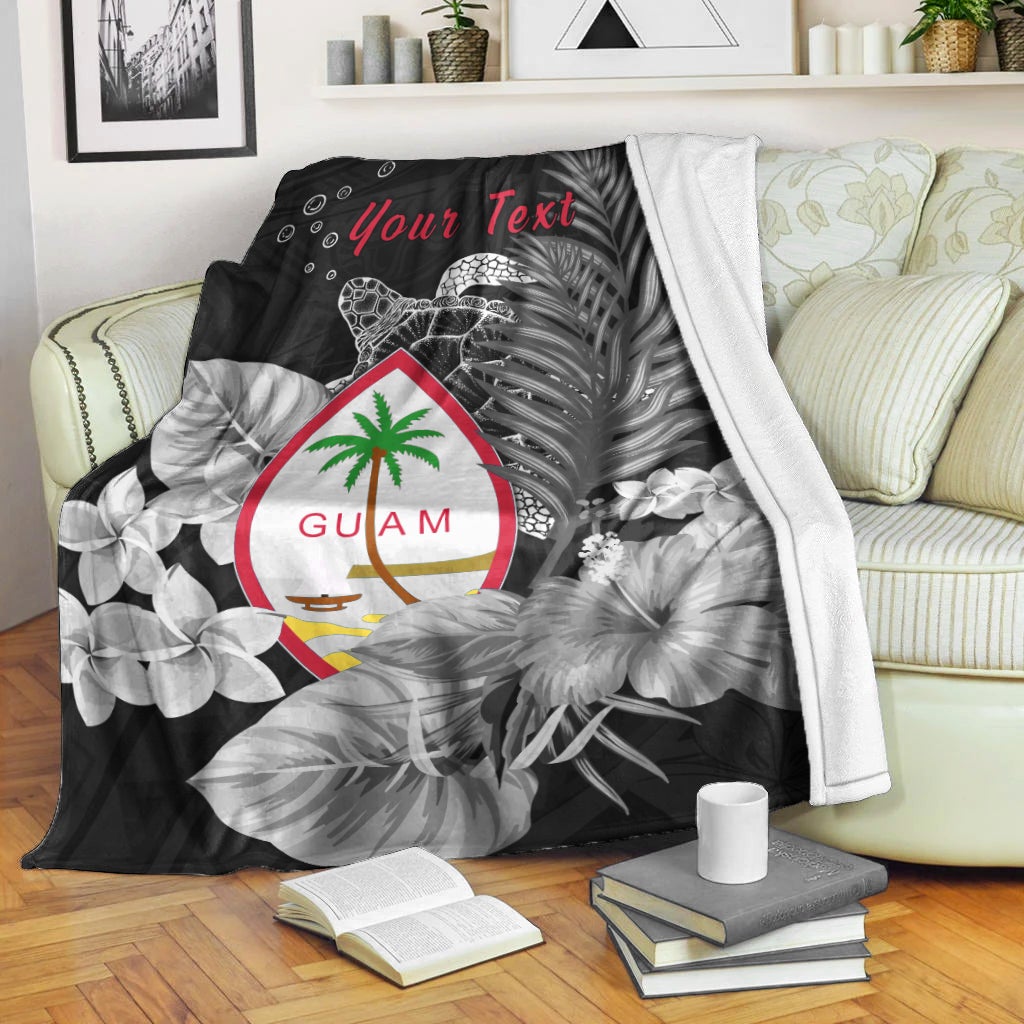 custom-personalised-guam-seal-premium-blanket-polynesian-turtle-with-flowers-version-white