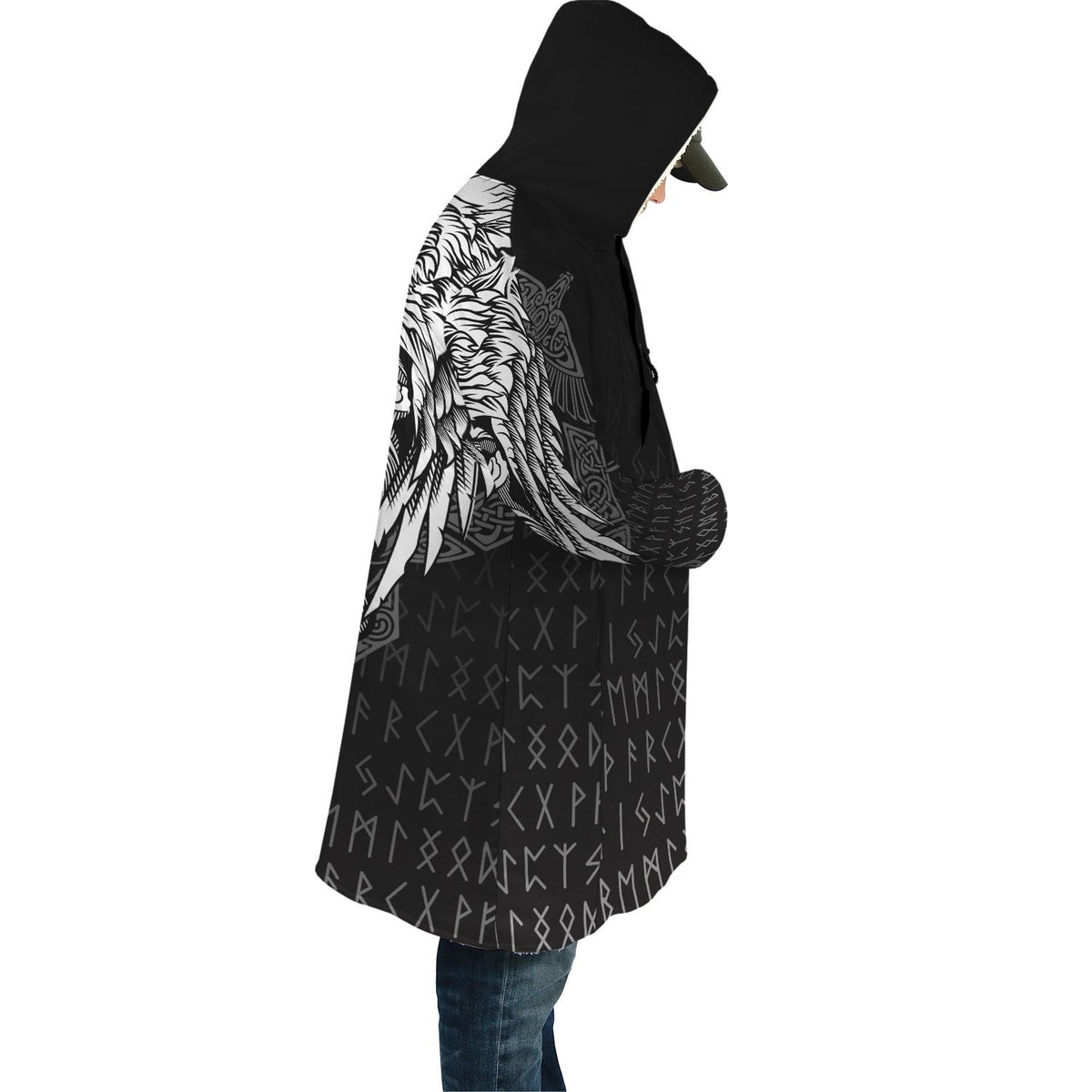 viking-cloak-odin-raven-and-fenrir-on-hand