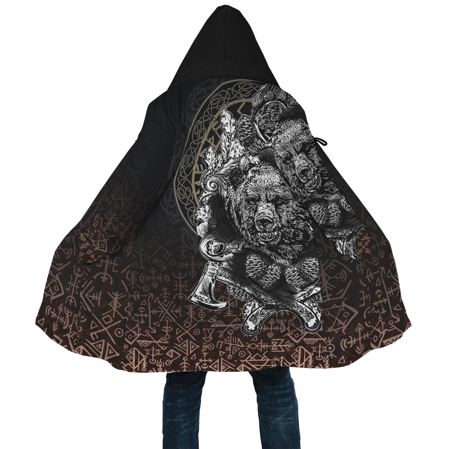 viking-cloak-bear-claws-and-viking-axe